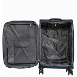 Чемодан 100% нейлон REDMOND®️, темно-синий, средний M (66/76л)