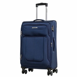 Чемодан 100% нейлон REDMOND®️, темно-синий, средний M (66/76л)