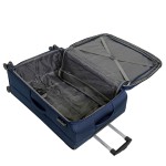 Чемодан 100% нейлон REDMOND®️, темно-синий, большой L (95/109л)