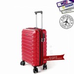 Комплект чемоданов "Verage" серия CRUST, красный кардинал, размеры (S+/XL)