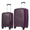 Комплект чемоданов 100% полипропилен "Verage" DIAMOND красный виноград, размеры (S+/M+)