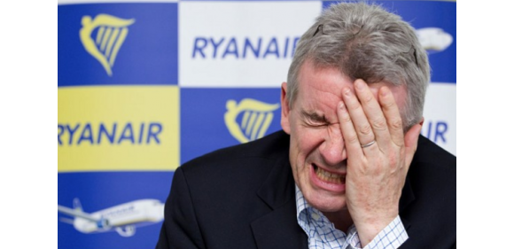 Ryanair отменяет 600 рейсов 25-26 июля
