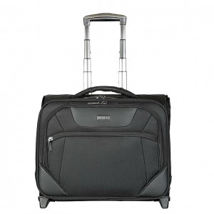 Чемодан полиэстер 2520D+PU/тефлон "Verage" CHICAGO черный, ручная кладь S (40л)