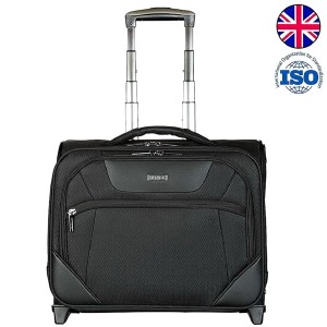 Кейс-пилот полиэстер 2520D+PU/тефлон "Verage" CHICAGO черный, ручная кладь S (40л)