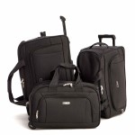 Сумка дорожная на колесах L`case®️ Boston, черная 49 см. (39л)