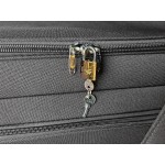Сумка дорожная на колесах L`case®️ Boston, черная 49 см. (39л)