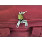 Сумка дорожная на колесах L`case®️ Boston, бордовая 49 см. (39л)