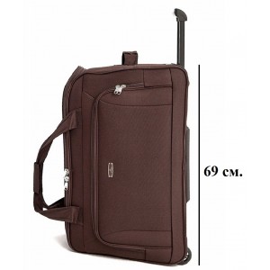 Сумка дорожная на колесах L`case®️ Boston, коричневая 69 см. (79л)