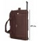 Сумка дорожная на колесах L`case®️ Boston, коричневая 69 см. (79л)