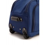 Сумка дорожная на колесах L`case®️ Vienna, темно-синяя 44 см. (33л)