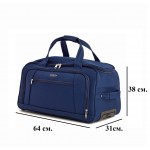 Сумка дорожная на колесах L`case®️ Vienna, темно-синяя 64 см. (73л) Сумка дорожная на колесах L`case®️ Vienna, темно-синяя 64 см. (73л)