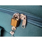 Сумка дорожная на колесах L`case®️ Vienna, темно-зеленая 54 см. (51л)